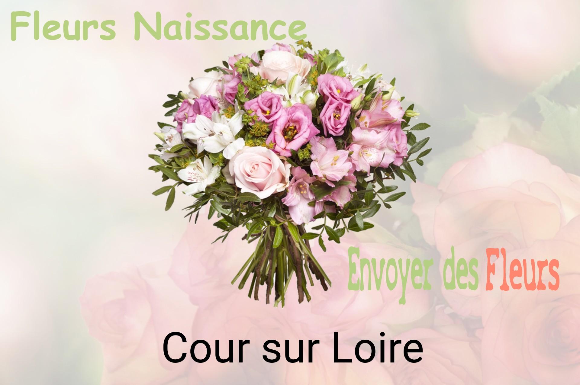 Bouquet de fleurs de naissance livré à Cour-sur-Loire